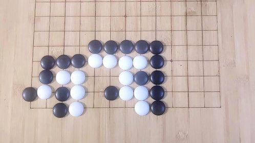 围棋入门,方四与丁四32,黑先杀白