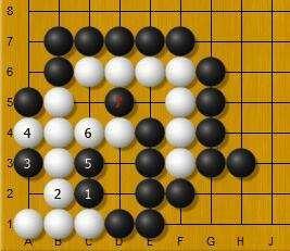 围棋实战死活练习题 破眼时避免接不归