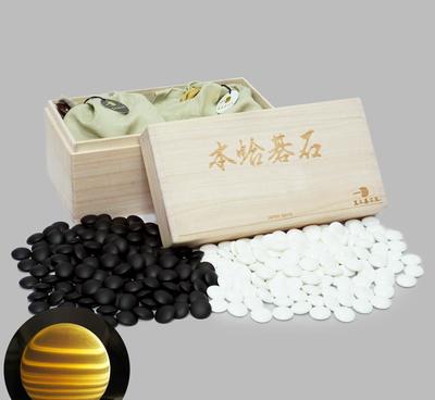 黑木本蛤碁石 贝壳围棋子 实用印 30~42号 严选华印围棋